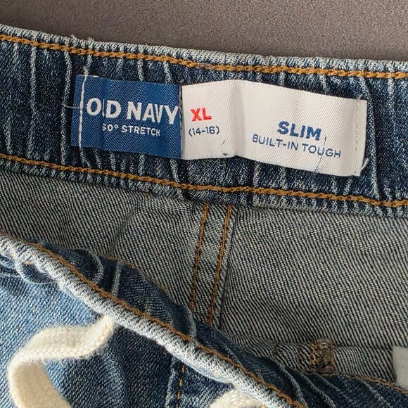 Old Navy Boys Jean Shorts Bundle – Size XL (14–16) – 5 Pairs - Picture 9 of 11